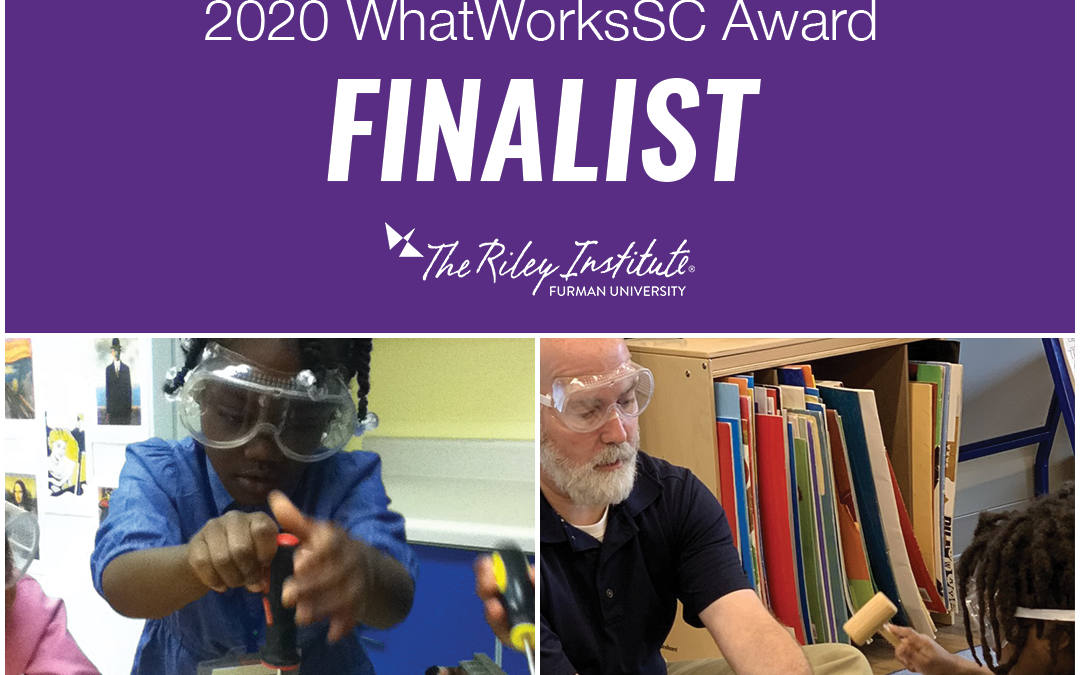 SPARTANBURG FIRST STEPS/QUALITY COUNTS SELECTED AS FINALIST FOR 2020 DICK AND TUNKY RILEY WHATWORKSSC AWARD FOR EXCELLENCE
